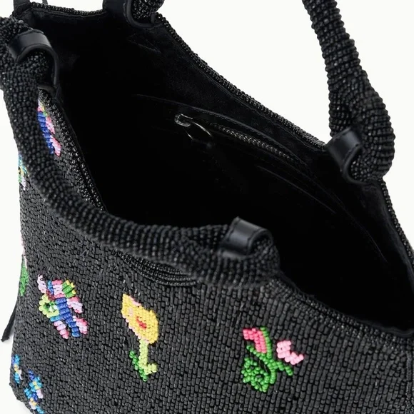 STAUD First Bloom Night Beaded Cote Bag - Picture 9 of 11